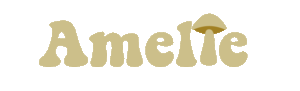Amelie personal logo gif